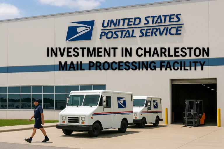 usps announces $22.8 million investment in charleston mail processing facility