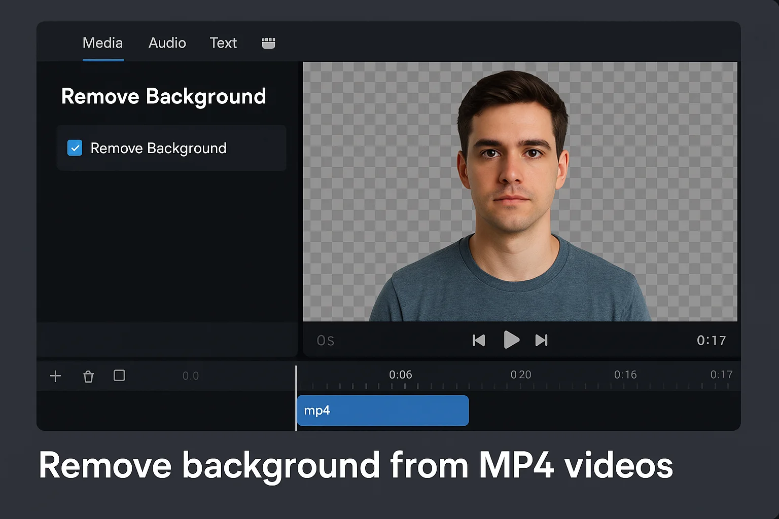 Remove Background from MP4 Videos