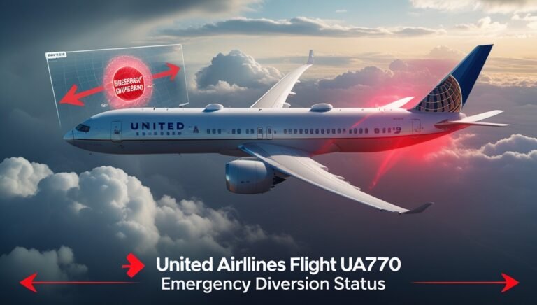United Airlines Flight UA770 Emergency Diversion Status