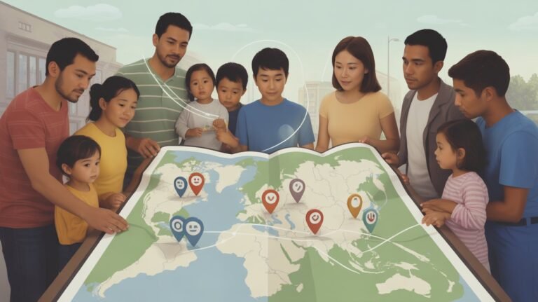 Juntos Seguros Immigration Map