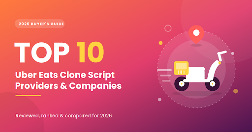 Top 10 Uber Eats Clone Script Providers & Companies